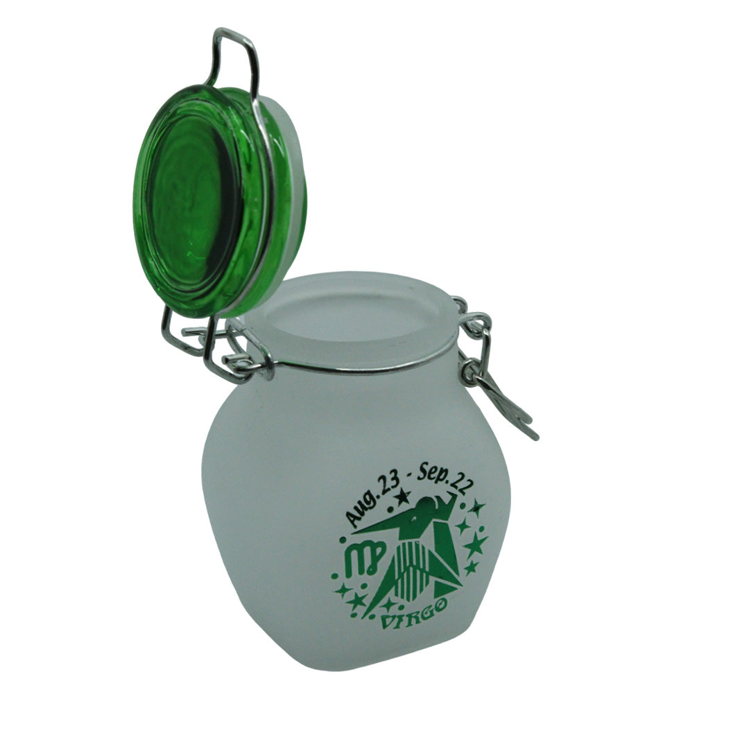 Zodiac Sign and 420 Glass Jar