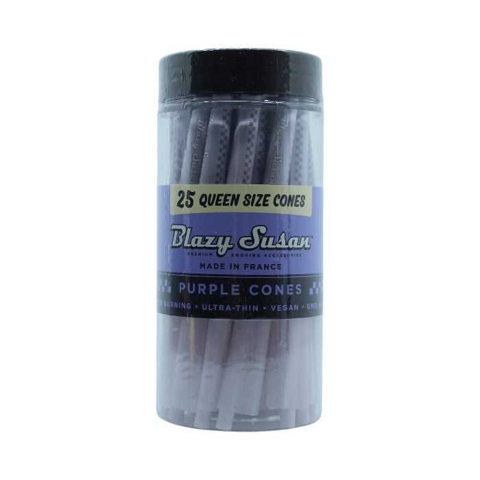 BLAZY SUSAN 25pack QUEEN SIZE PURPLE CONES