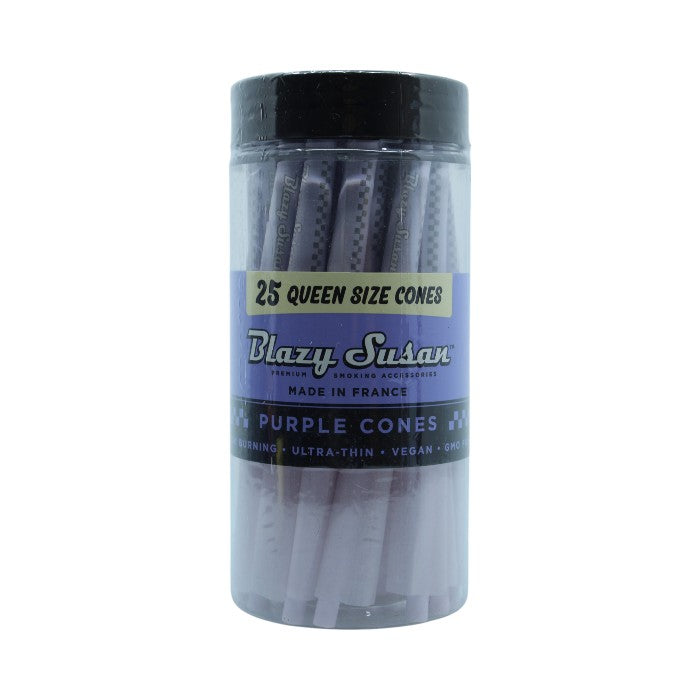 BLAZY SUSAN 25pack QUEEN SIZE PURPLE CONES