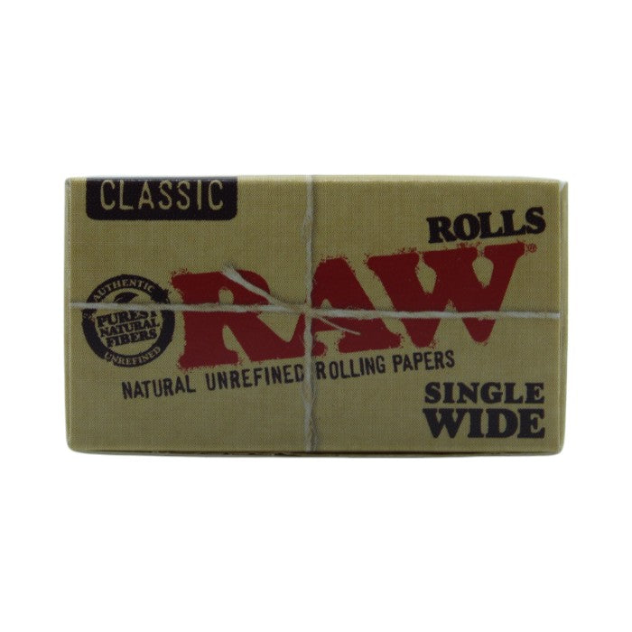 CLASSIC RAW NATURAL UNREFINED ROLLING PAPERS SINGLE WIDE