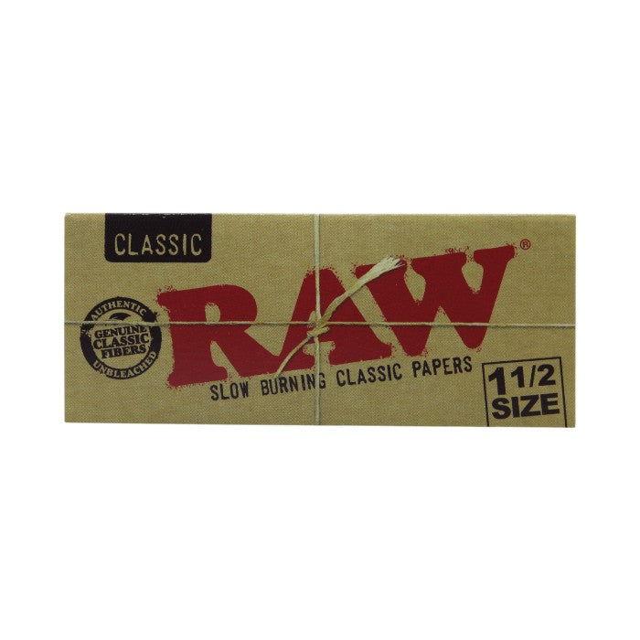 CLASSIC RAW SLOW BURNING PAPERS 1 1/2 SIZE