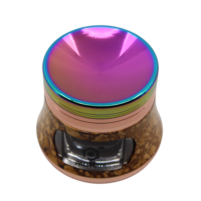 Curved Top Metal 4 Piece Grinder