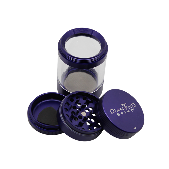 Diamond Grinder With Attached Container