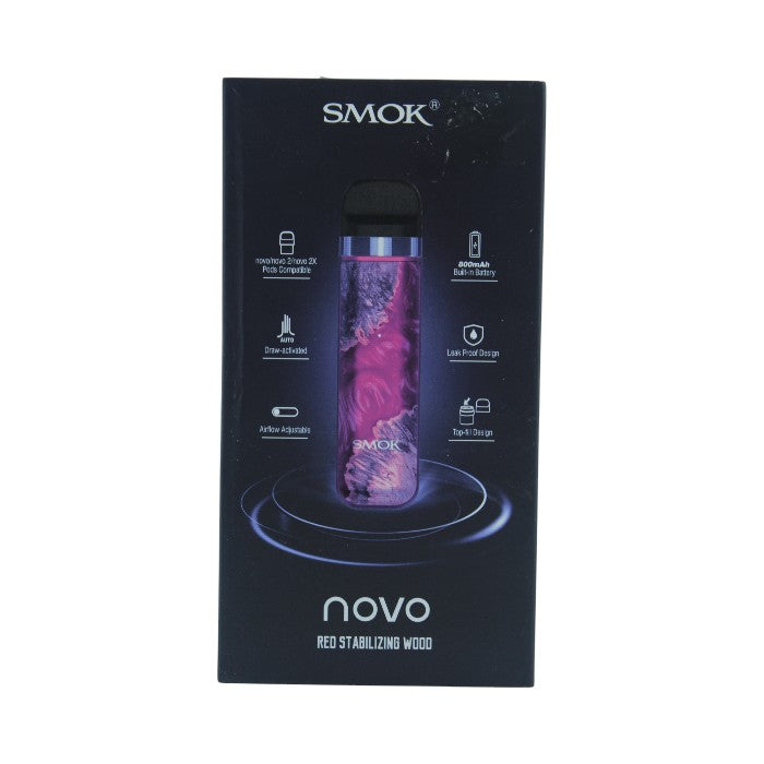 Smok Novo Red Stabilizing Wood