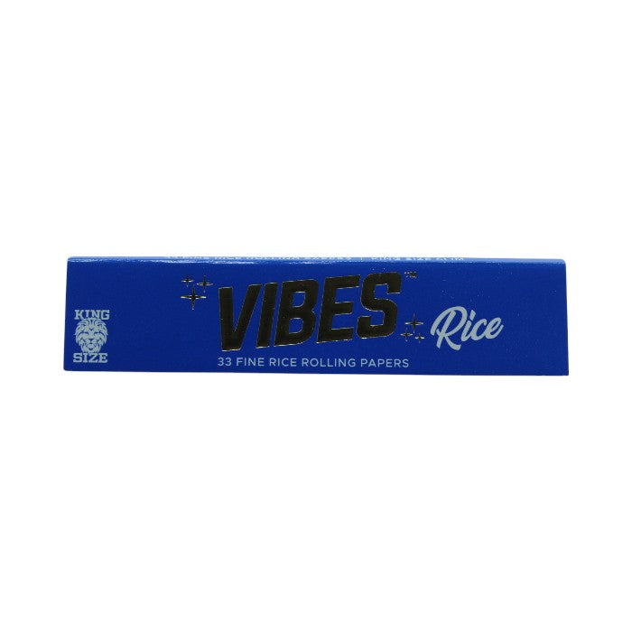 VIBES KING SIZE RICE 33 FINE RICE ROLLING PAPERS
