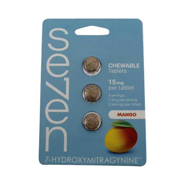 7-Hydroxymitragynine Chewable Tablets Mango 3 count