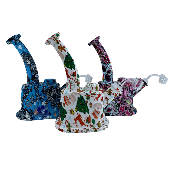 Printed Flat Base with Container and Dabber