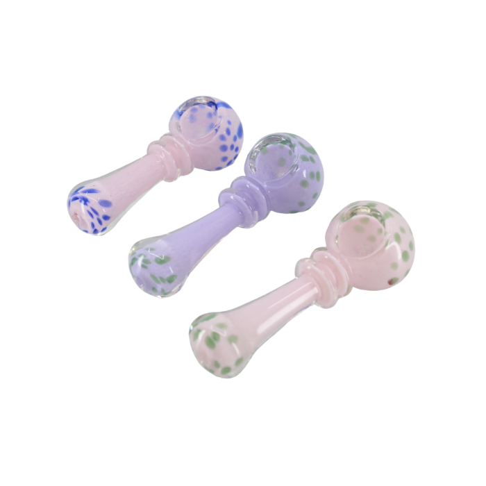 Dappled Pastel Glass Pipes