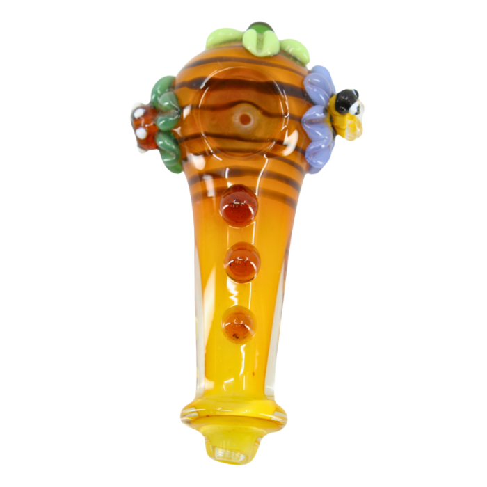 Honeycomb Bloom & Bee Pipe