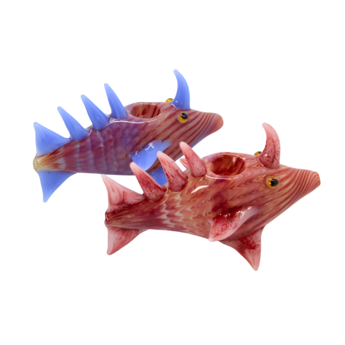 Spiked Aquatic Grace Figural Pipe