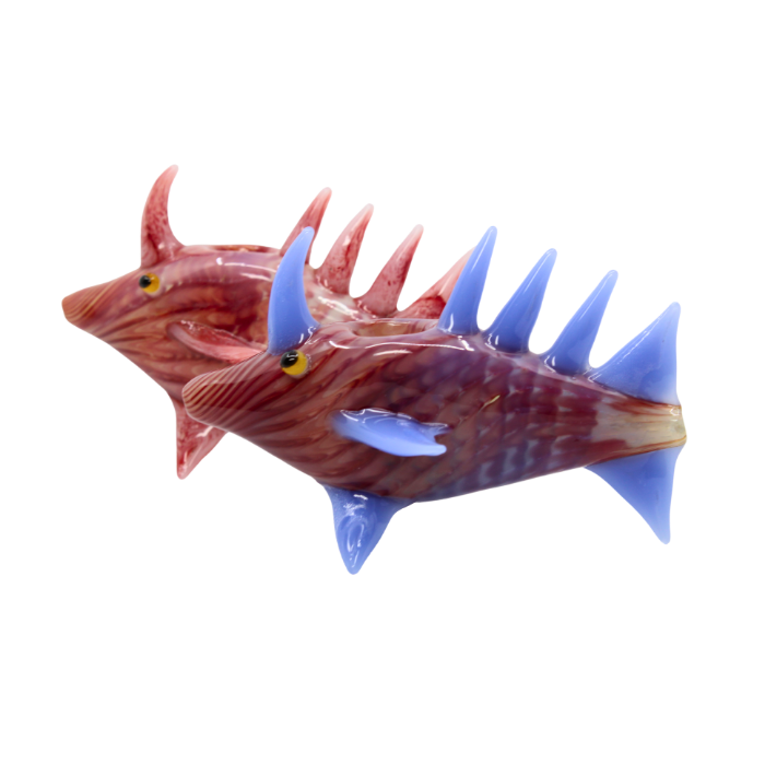 Spiked Aquatic Grace Figural Pipe