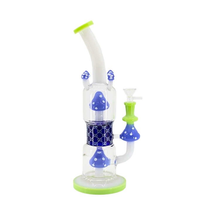 Mushroom Perc Bent Neck Bong