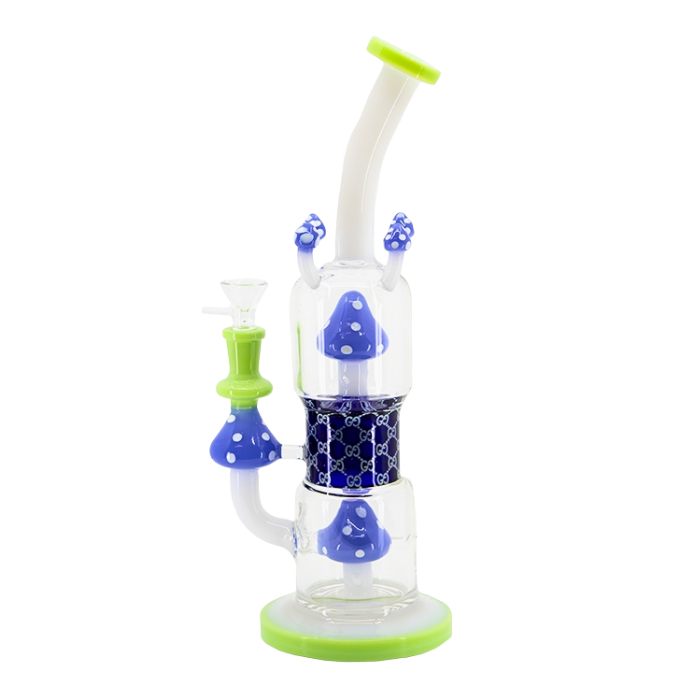 Mushroom Perc Bent Neck Bong