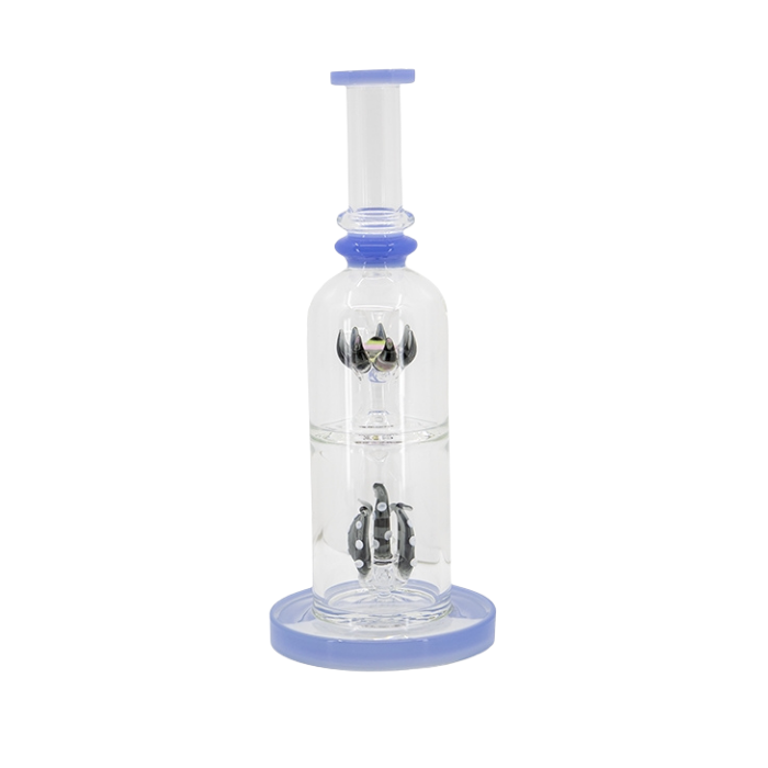 Tentacles Double Circ Perc Bong
