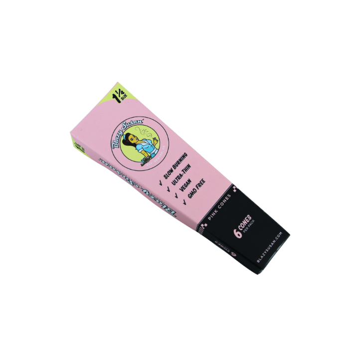 BLAZY SUSAN 1 1/4 SIZE CONES 6pack Pink