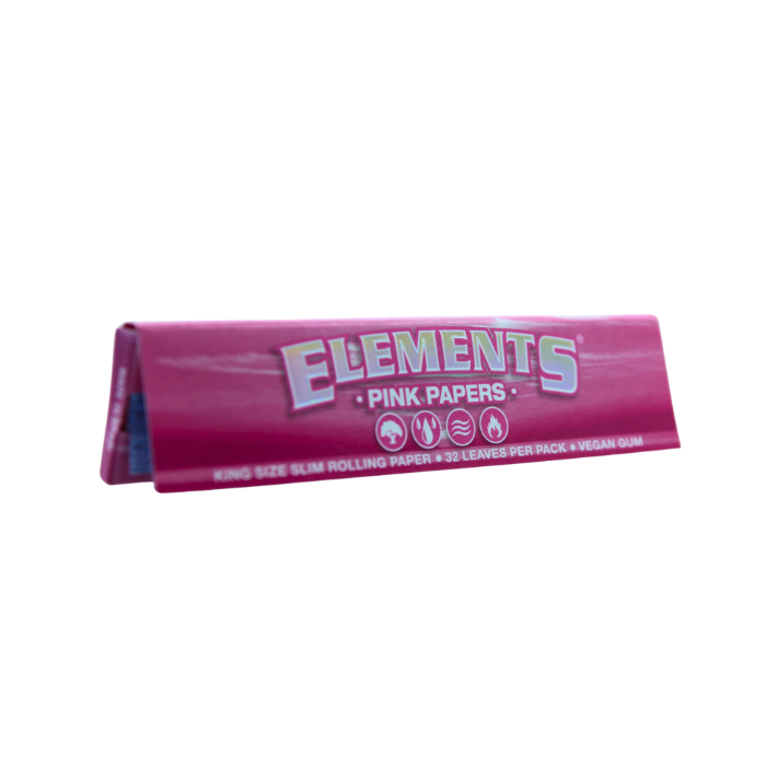 ELEMENTS PINK PAPERS KING SIZE SLIM ROLLING PAPER