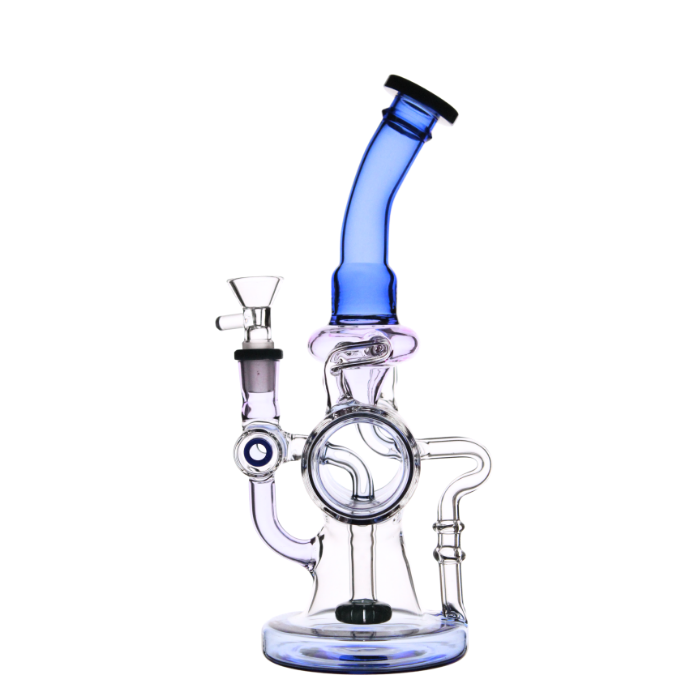 Recycler with showerhead perc