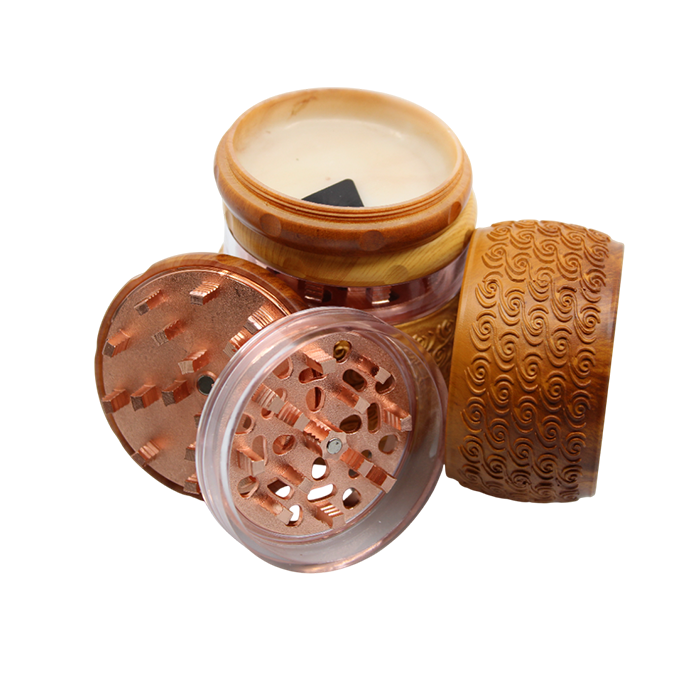 Wooden Texture Medium Grinder