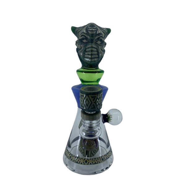 Horn Egyptian with Disc Perc Bongs