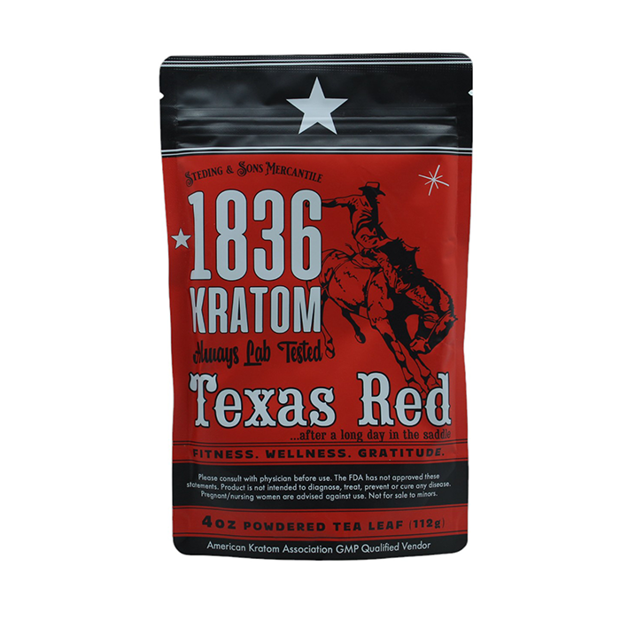 1836 Kratom Texas Red 4oz