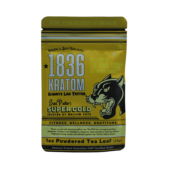 1836 SuperGold Kratom 1oz Powder