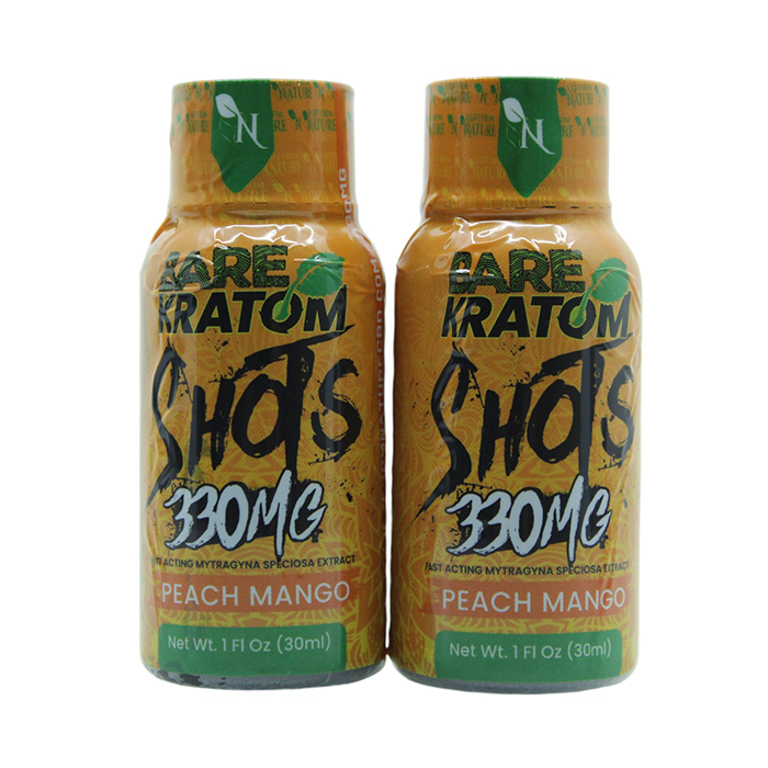 Bare Kratom Shot Peach Mango