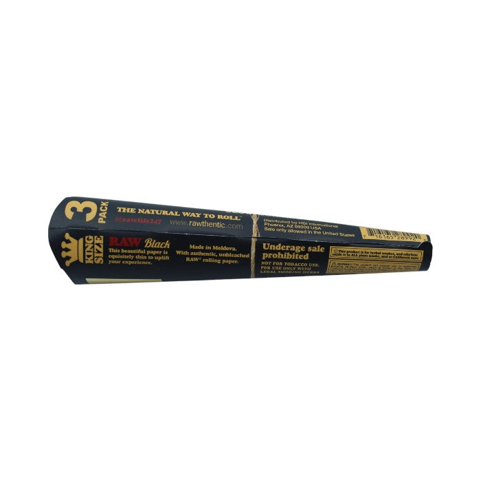 CLASSIC RAW BLACK KING SIZE CONES