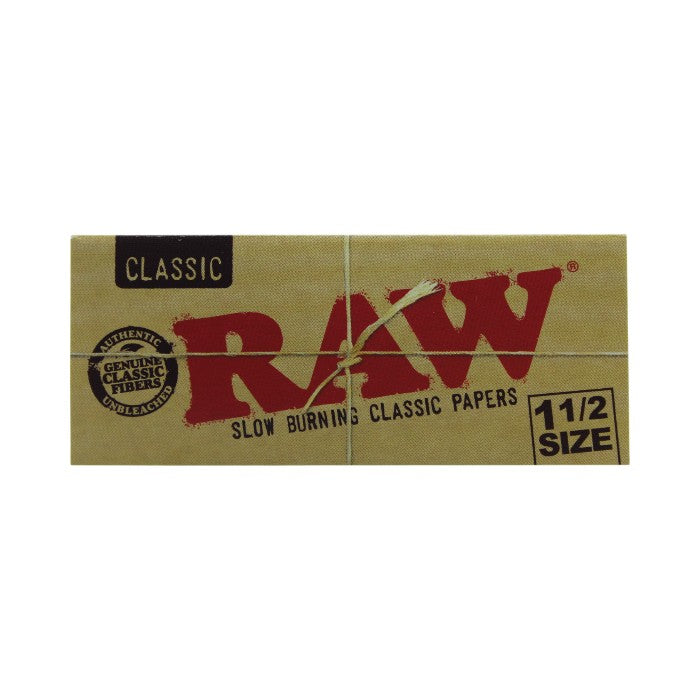 CLASSIC RAW SLOW BURNING PAPERS 1 1/2 SIZE