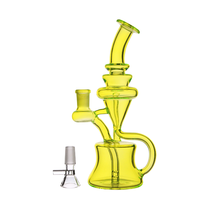 UV color recycler with  inline percolator