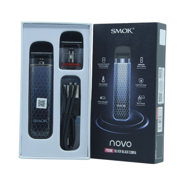 Smok Novo Prism Silver Black Cobra