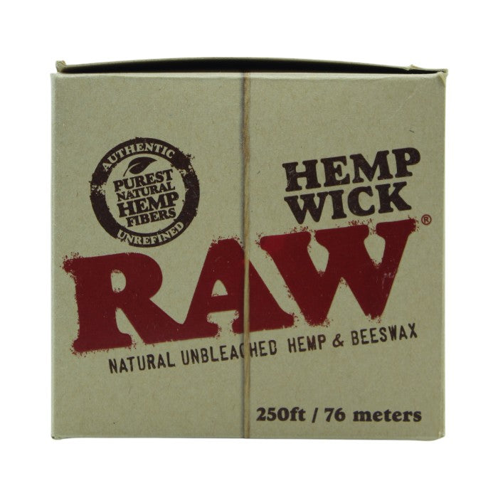 RAW HEMP WICK NATURAL UNBLEACHED HEMP AND BEESWAX