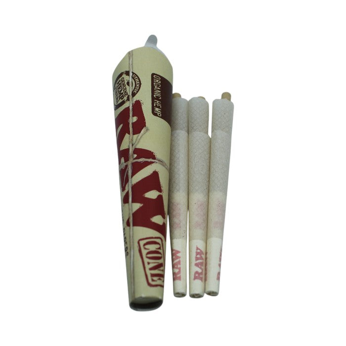 RAW ORGANIC HEMP 1 1/4 SIZE CONES