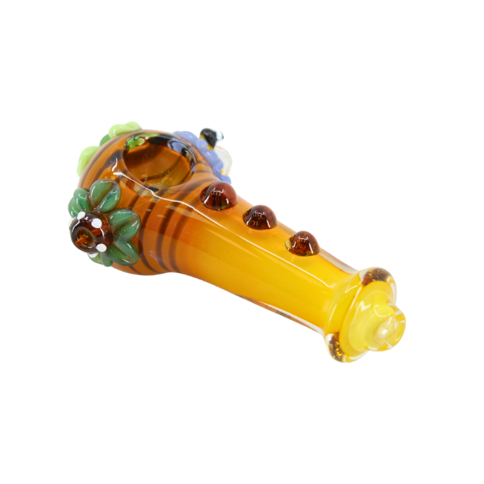Honeycomb Bloom & Bee Pipe