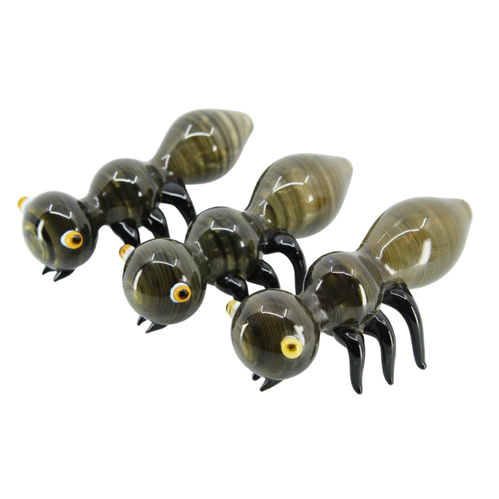 Smoked Onyx Insect Pipes