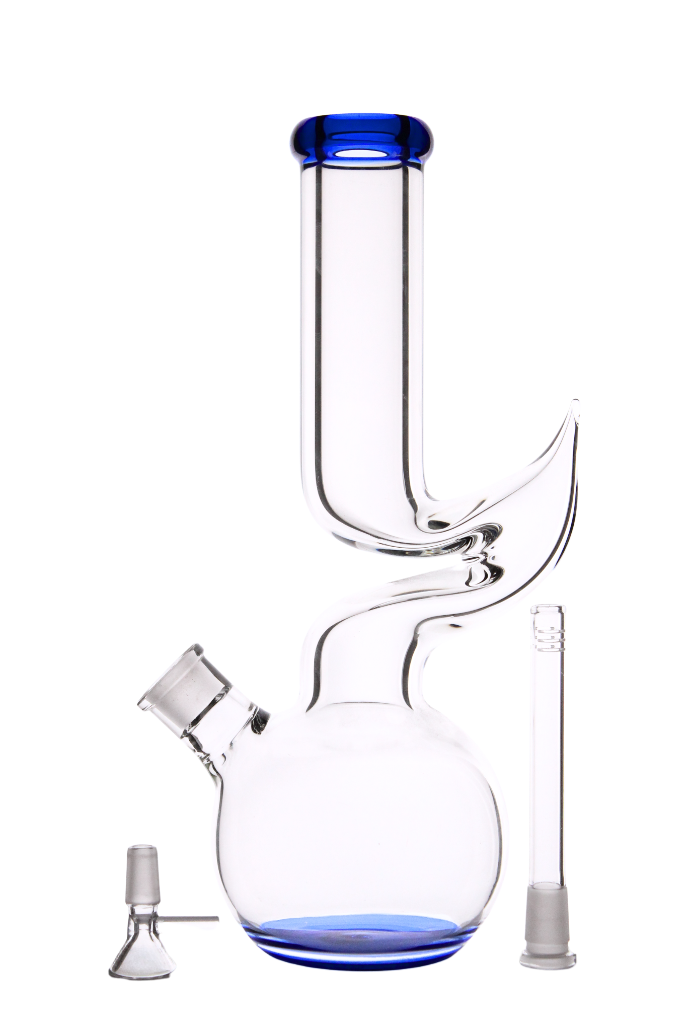 Zigzag Beaker base 9mm thick waterpipe