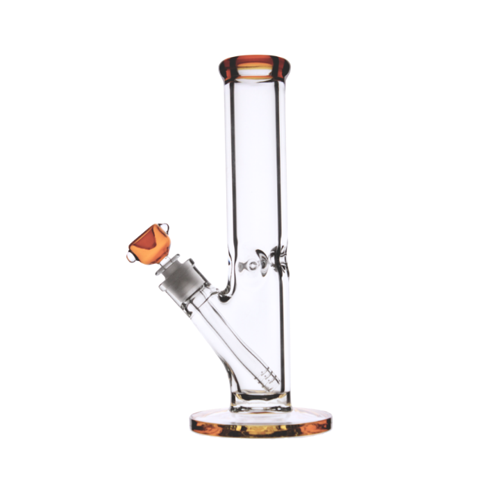 Matching color straight bong with Ice catcher