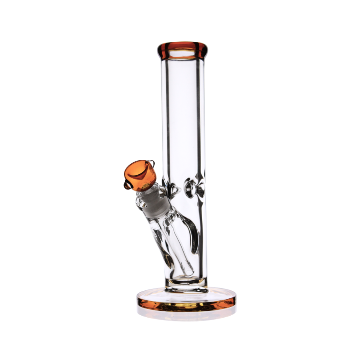 Matching color straight bong with Ice catcher