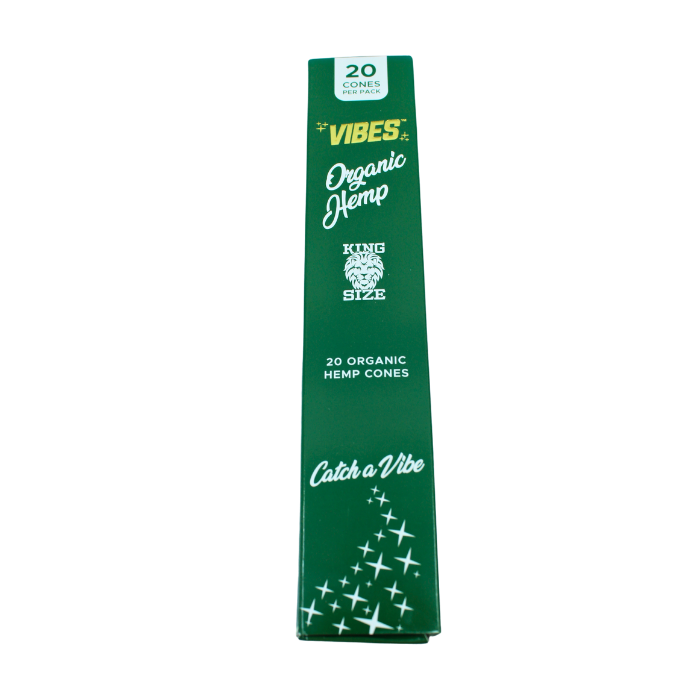20 CONES VIBES ORGANIC HEMP KING SIZE
