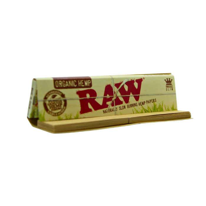 RAW ORGANIC HEMP KING SIZE SLIM PAPERS + TIPS