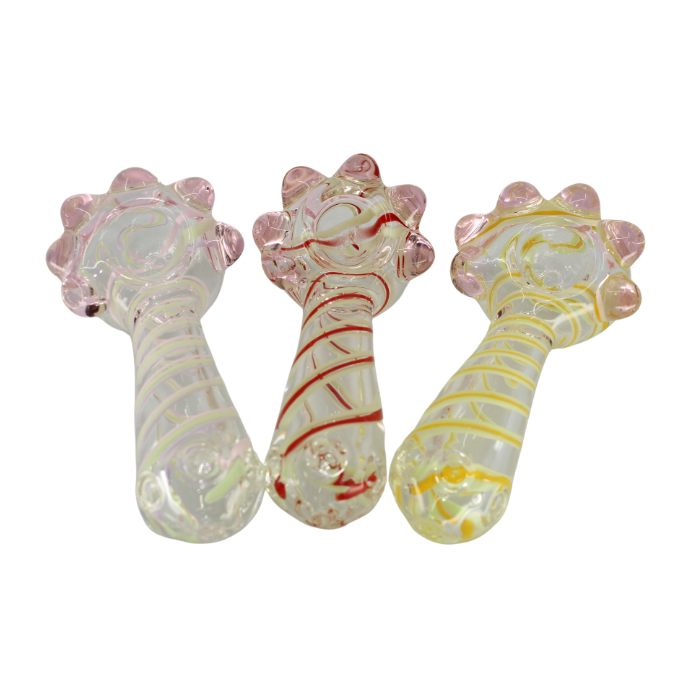 Crowned Petal Swirl Pipe