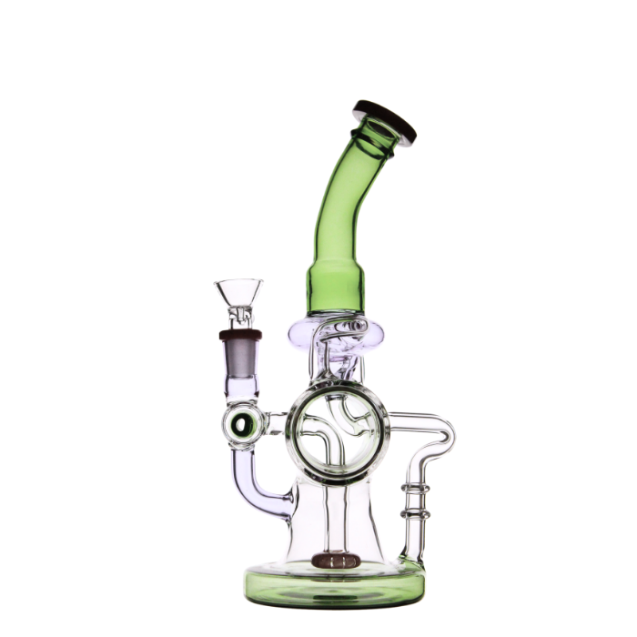 Recycler with showerhead perc