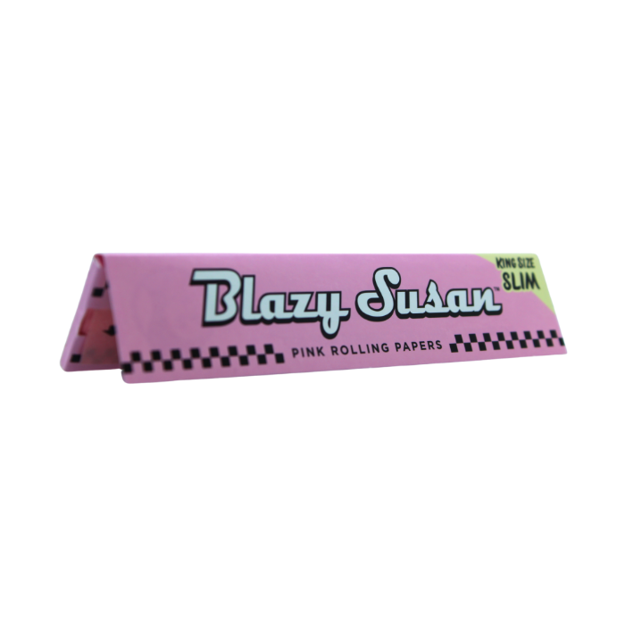 BLAZY SUSAN PINK ROLLING PAPERS KING SIZE SLIM