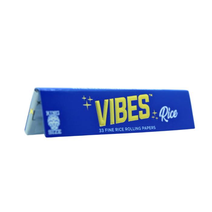 VIBES 33 FINE RICE ROLLING PAPERS RICE KING SIZE