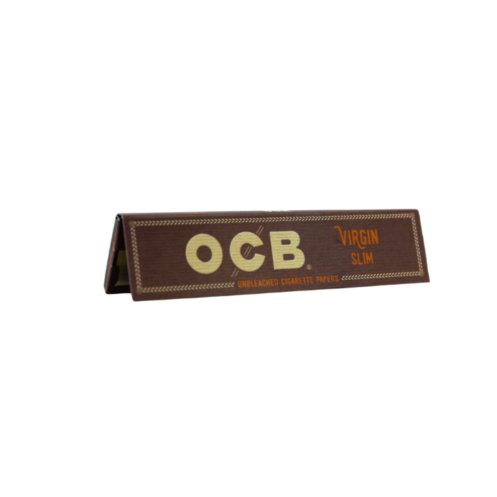 OCB UNBLEACHED CIGARETTE PAPER VIRGIN SLIM