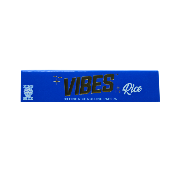 VIBES 33 FINE RICE ROLLING PAPERS RICE KING SIZE