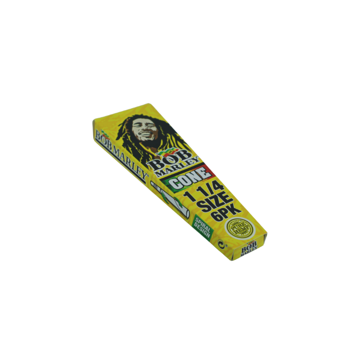 BOB MARLEY CONES 1 1/4 SIZE 6 PACK